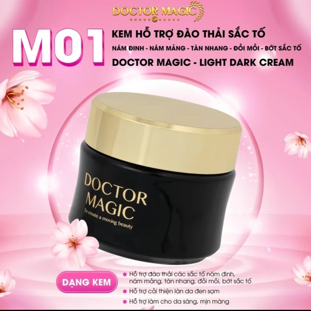 M01_ Kem giúp đào thải da nám ( chất màu xanh) Doctor Magic Mailisa