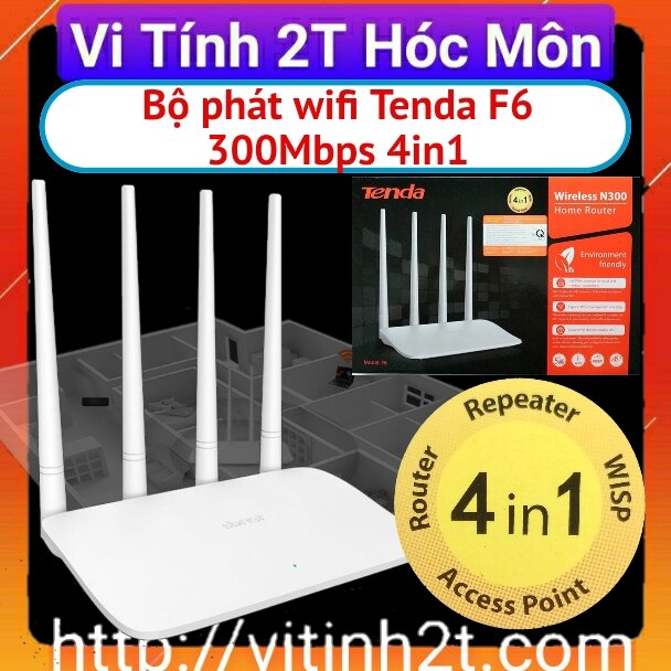 Bộ phát wifi Tenda F6 Wireless N300Mbps
