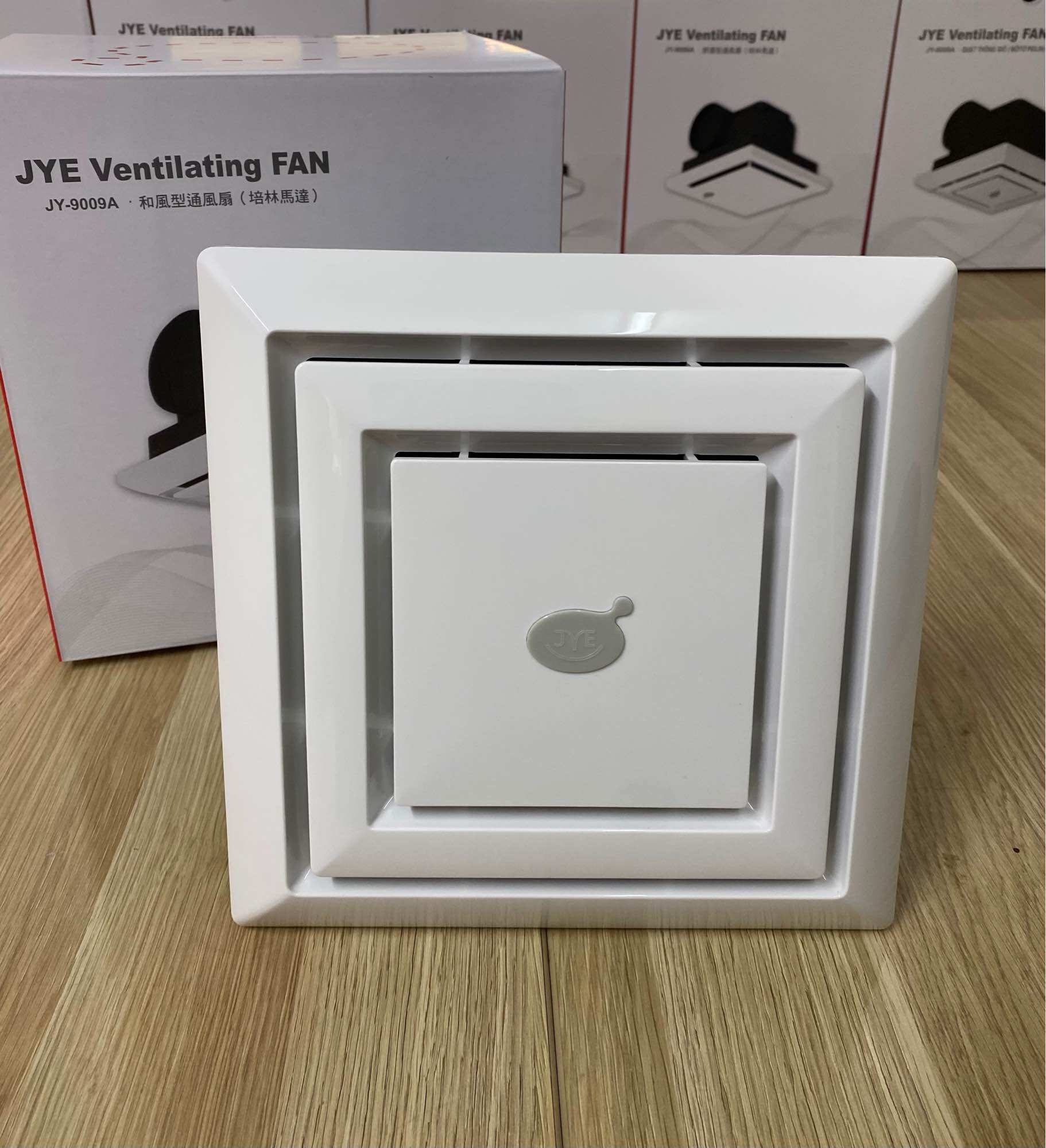 Quạt Thông Gió Âm Trần JY-9009A, JYE-Đài Loan, Công suất 26W (Bảo hành 2năm).