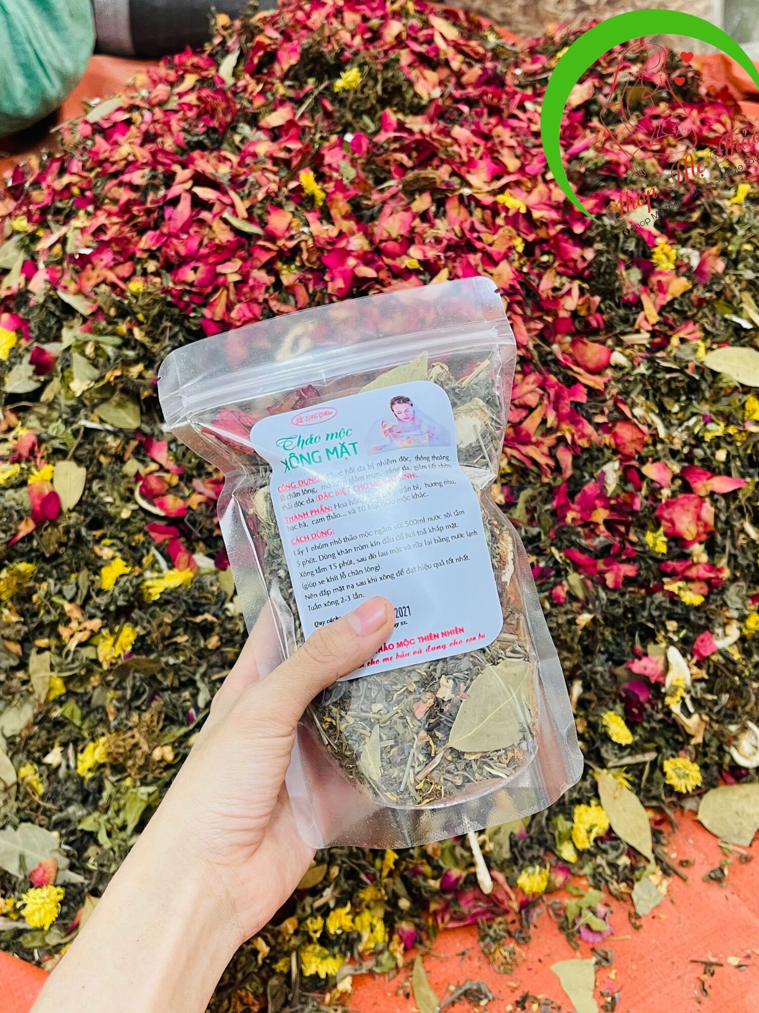 THẢO MỘC XÔNG MẶT TÚI 100G