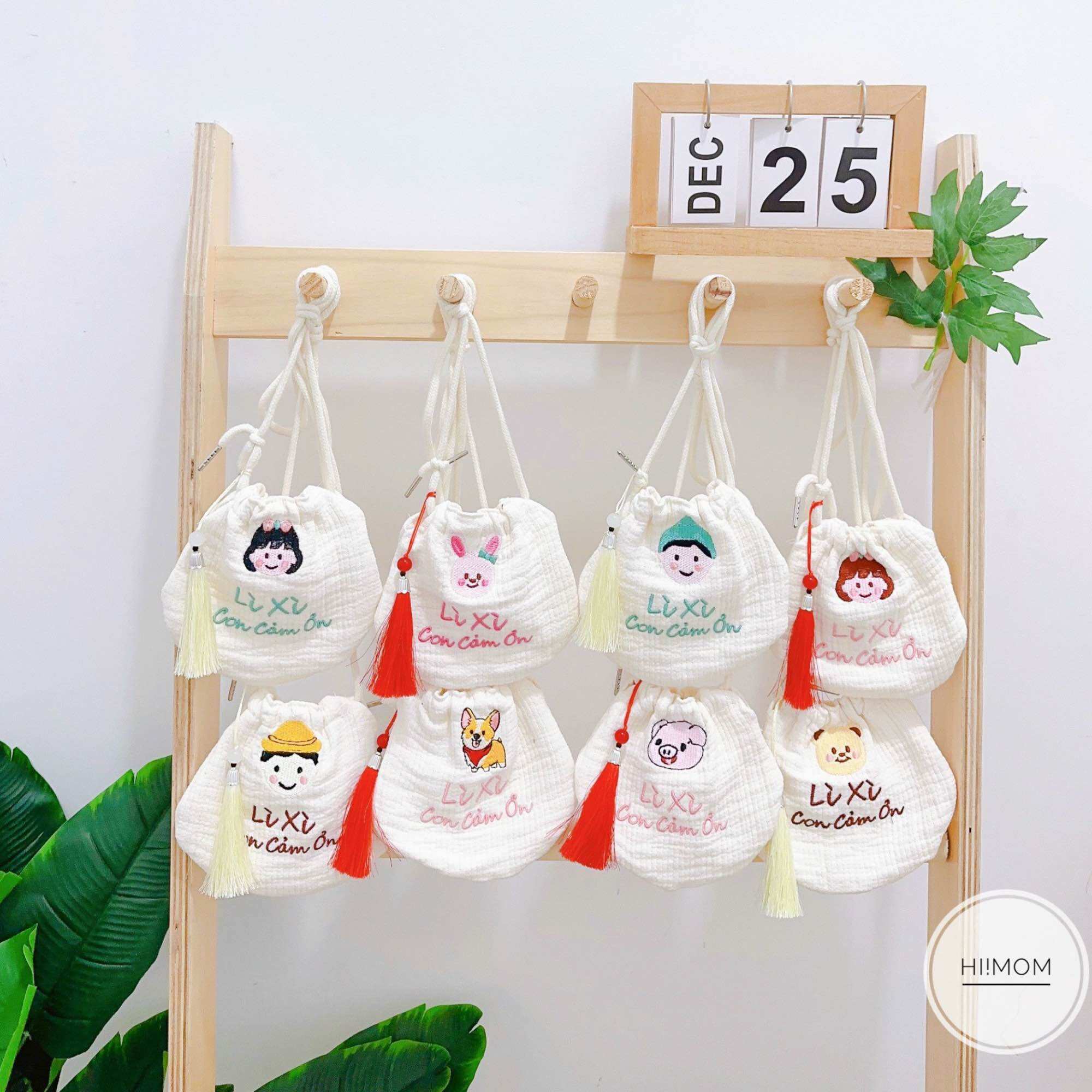 Túi Lì Xì Bé Trai Bé Gái Diện Tết