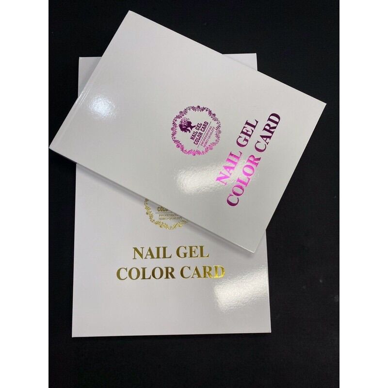 Sổ trưng mẫu trưng bảng màu móng nail