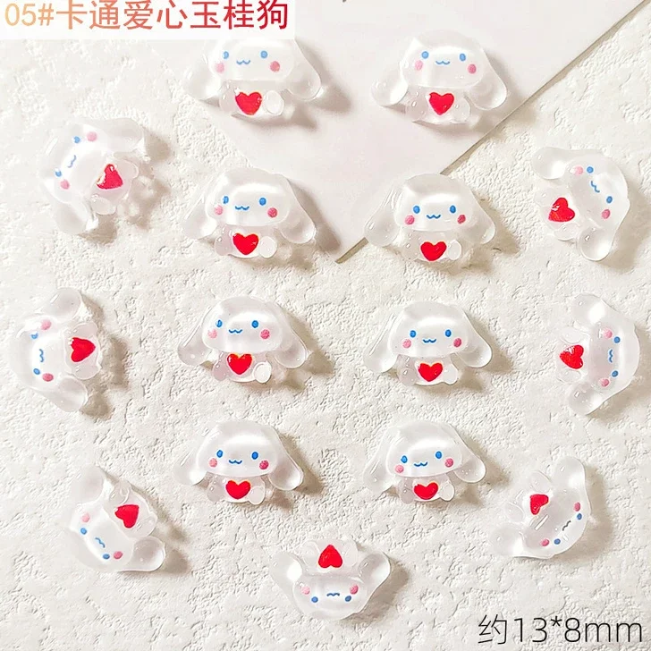 Charm nail mẫu hoạt hình