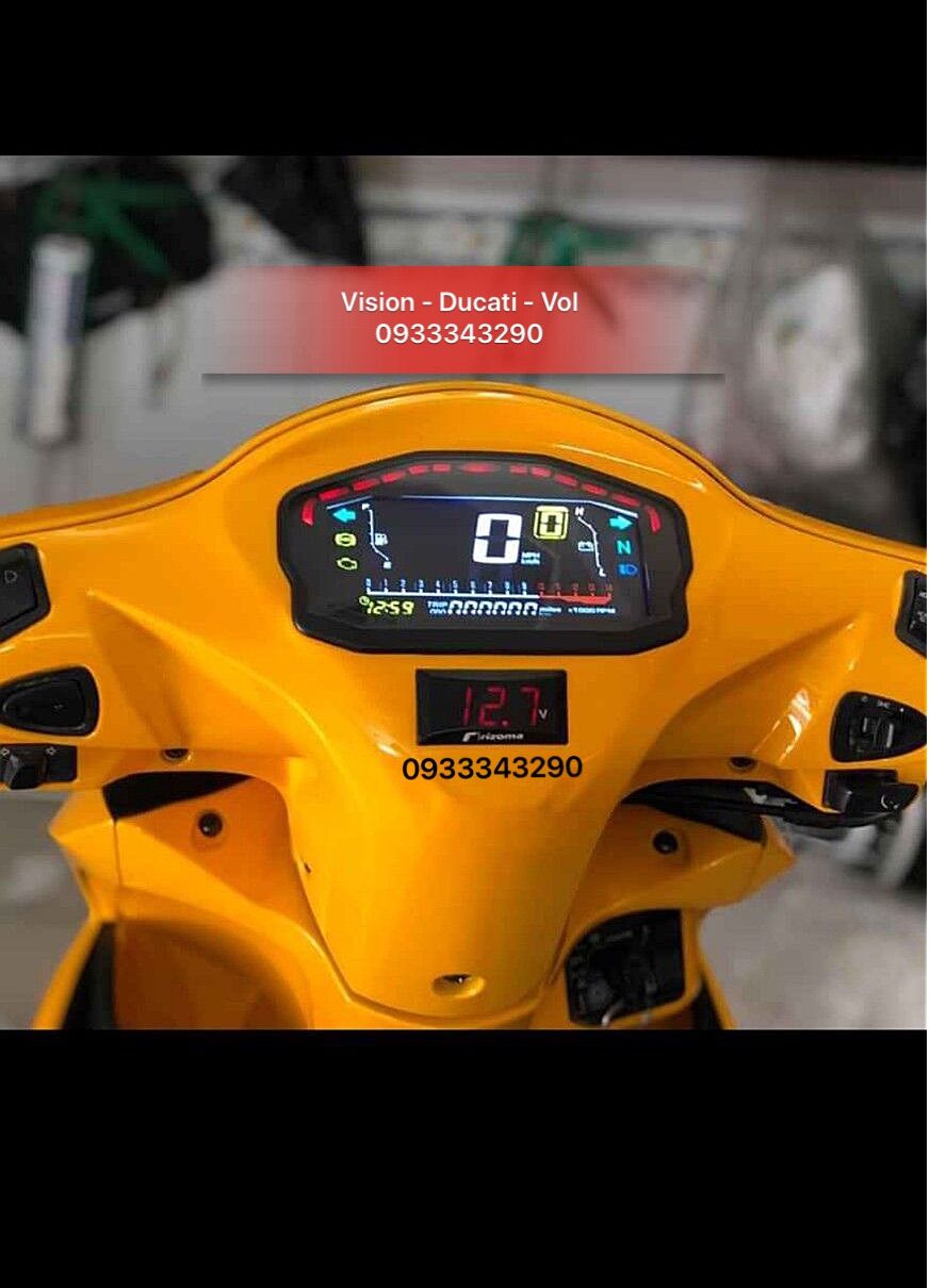 Trọn Bộ Bợ Cổ Vision Chế Đồng Hồ Ducati - Vol