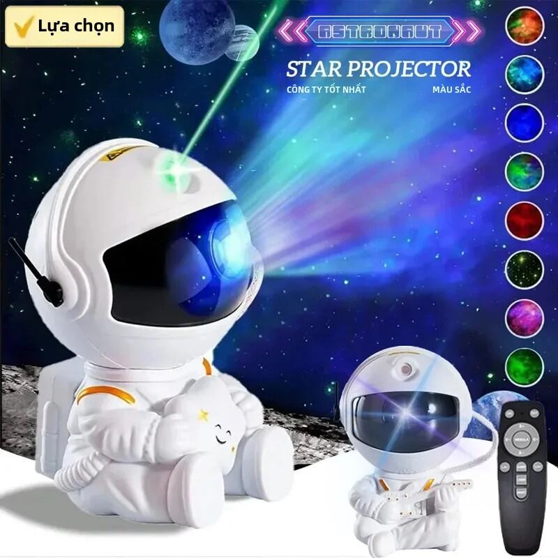 Đèn Ngủ Máy Chiếu Galaxy Star Đèn LED Không Gian Phi Hành Gia Cho Phòng Ngủ Trang Trí Nhà Quà Tặng Trẻ Em - Máy Chiếu Trần Tinh Vân Đầy Sao