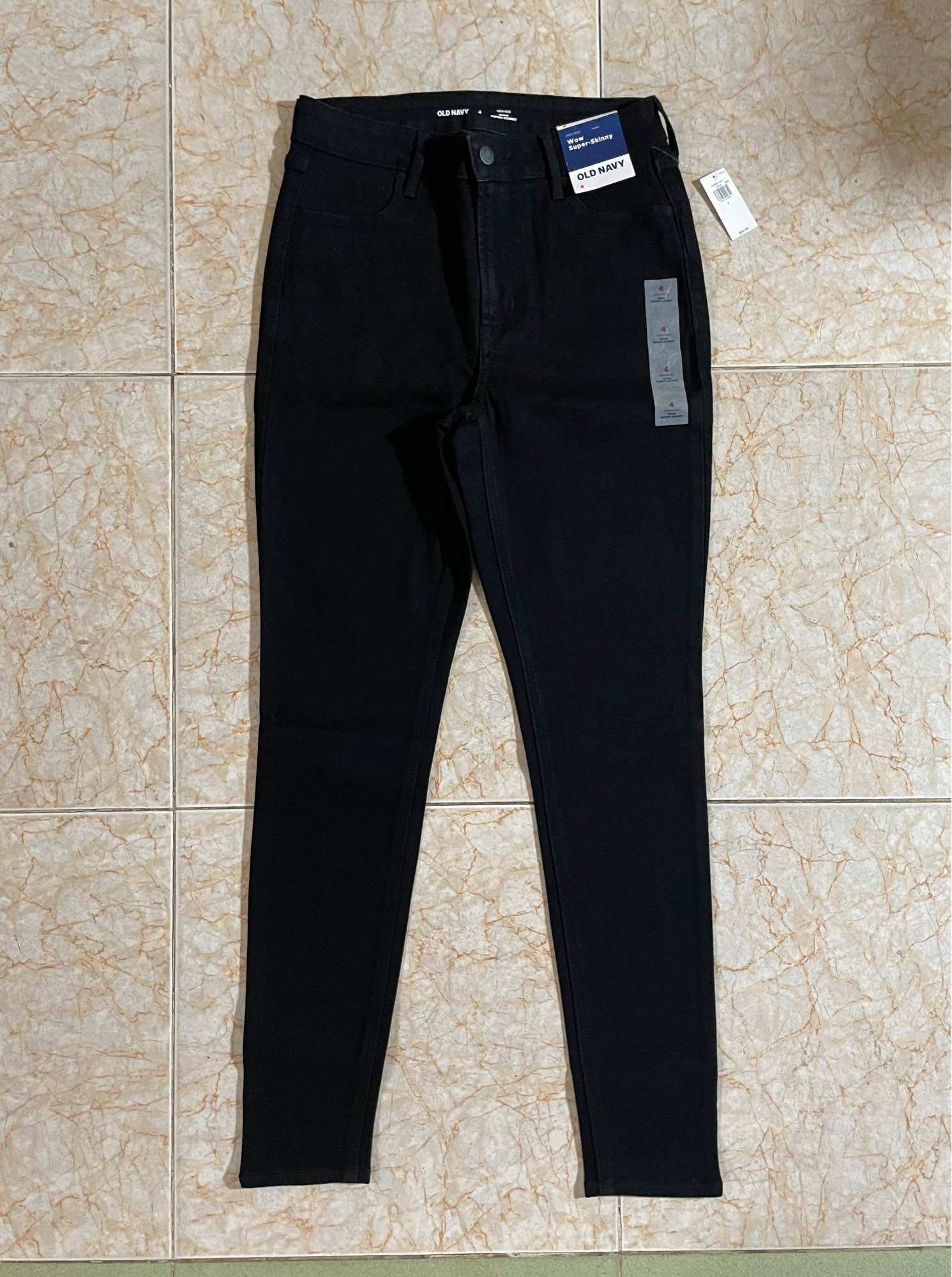Quần ol-d na-vy auth tuồn lưng cao giãn size 28