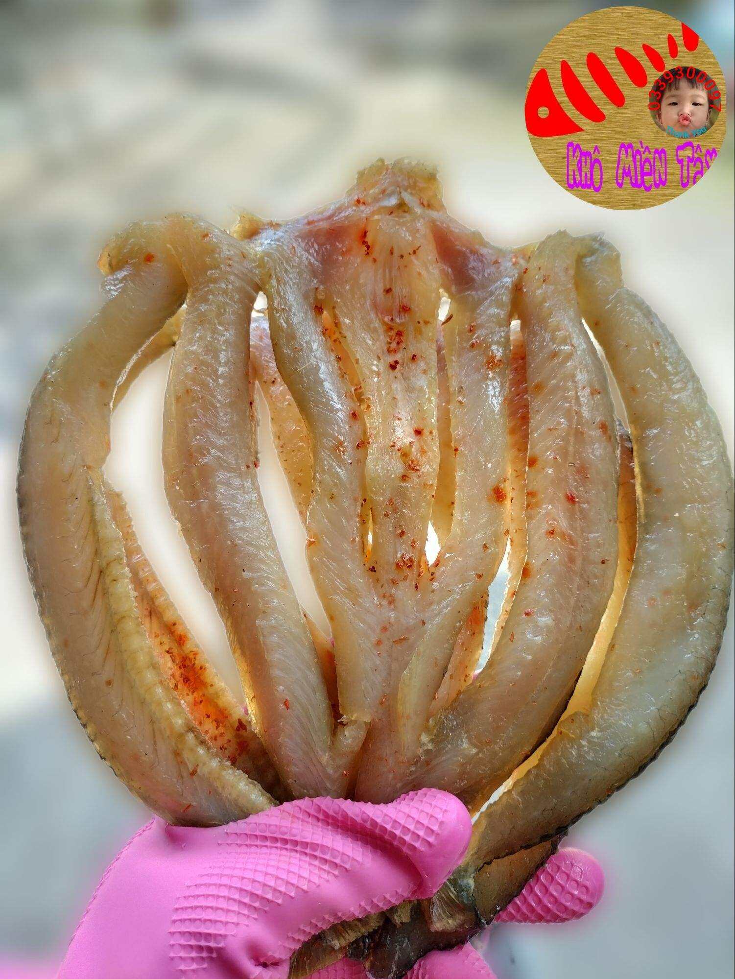 Khô cá lóc Đồng Tháp, phơi 3 nắng loại đặc biệt 1kg 4-6con, vị vừa ăn không mặn