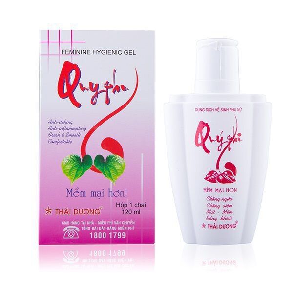 Dung dịch vệ sinh phụ nữ quý phi Sao Thái Dương - quý phi đỏ 120ml