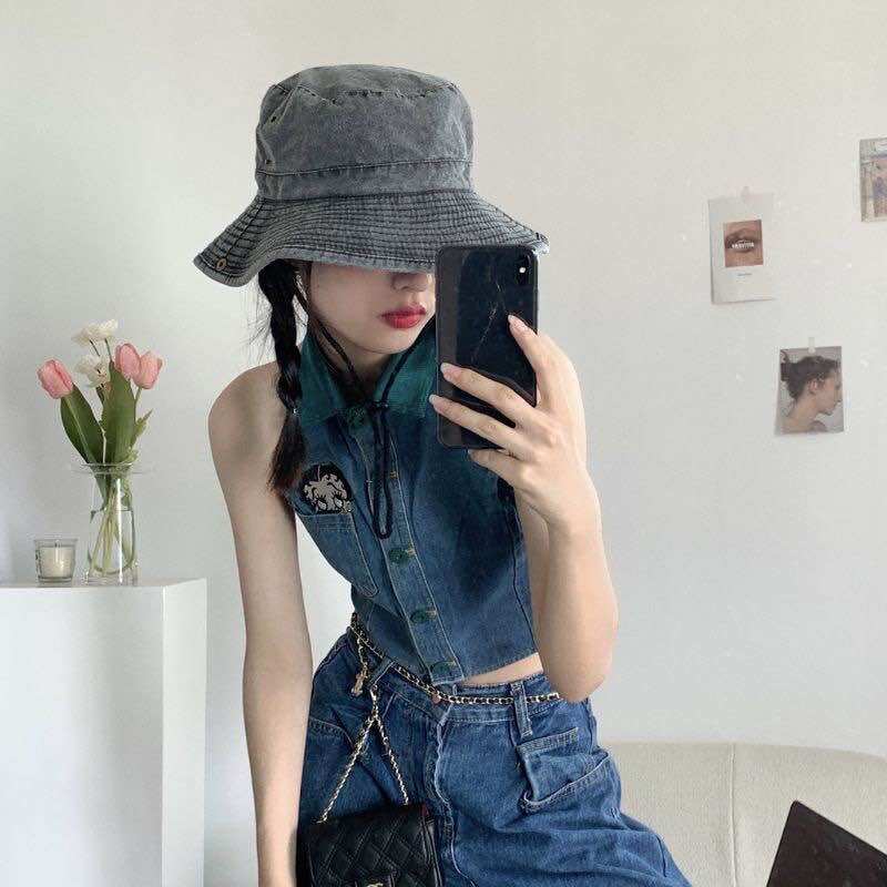Mũ Cao Bồi Trơn Đơn Giản Thời Trang