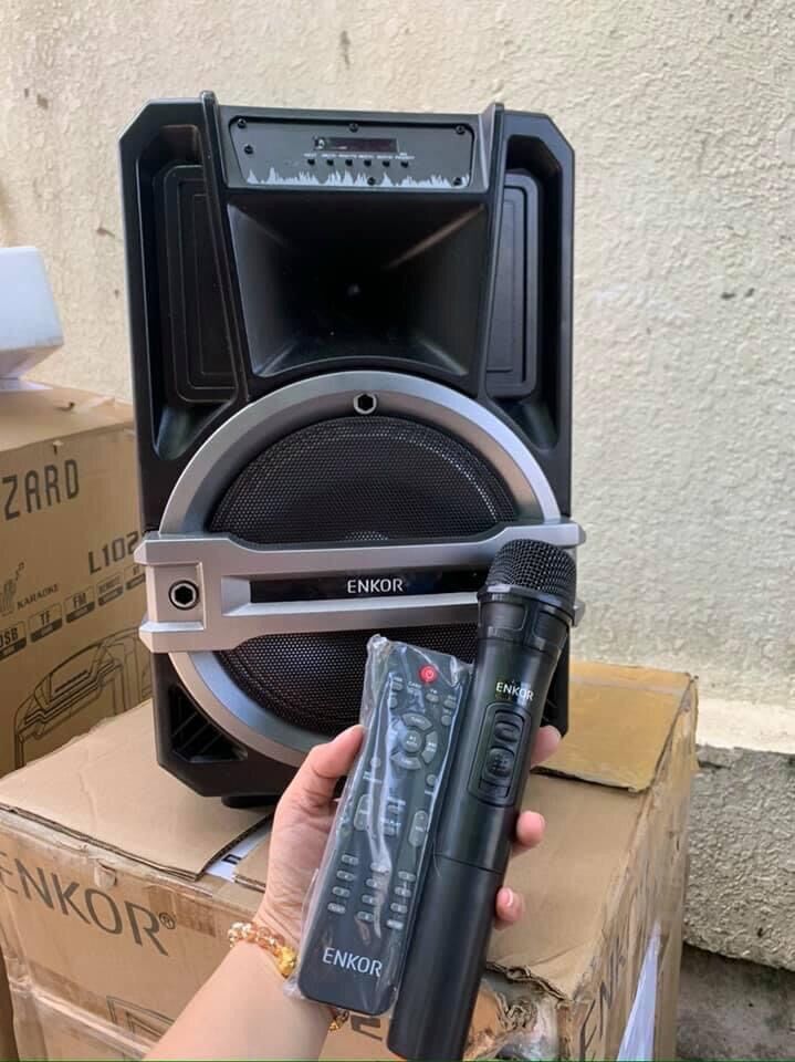 Loa kéo karaoke enkor l0810k công xuất 25w
