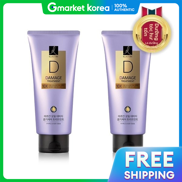 Elastine | (LG Household Health Care) Dầu xả Elastine Damage Shine Care 10X 300ml x 2 chai