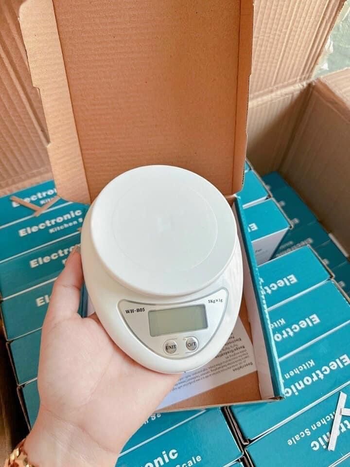 Cân tiểu li điện tử  kèm pin - Cân mini max 5kg