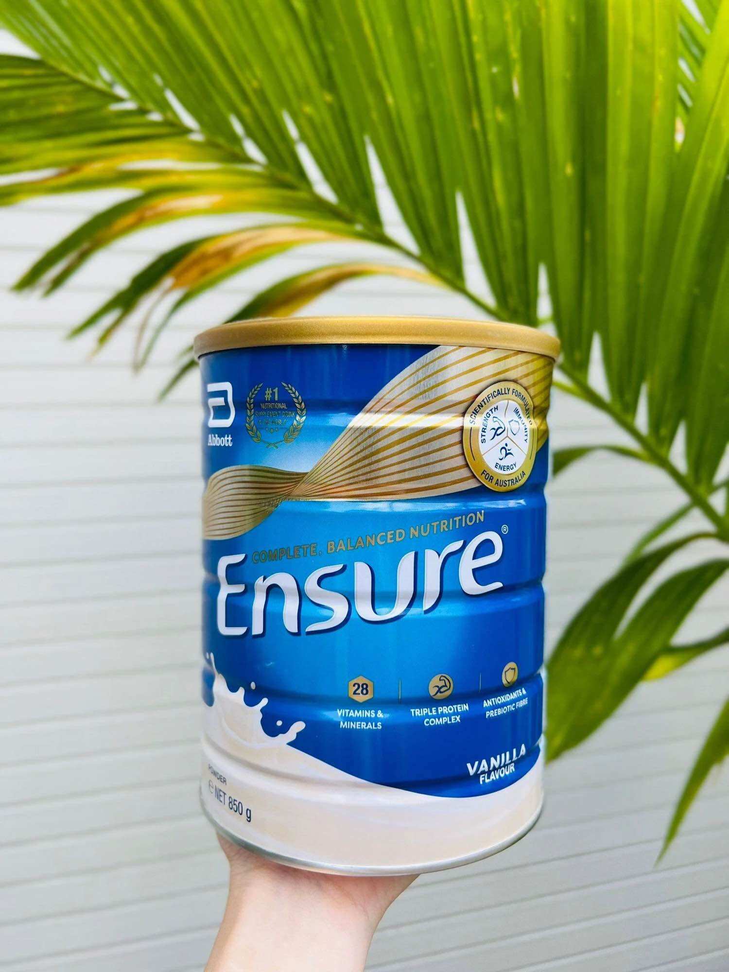 ( mẫu mới ) Sữa bột Ensure 850gr - Úc