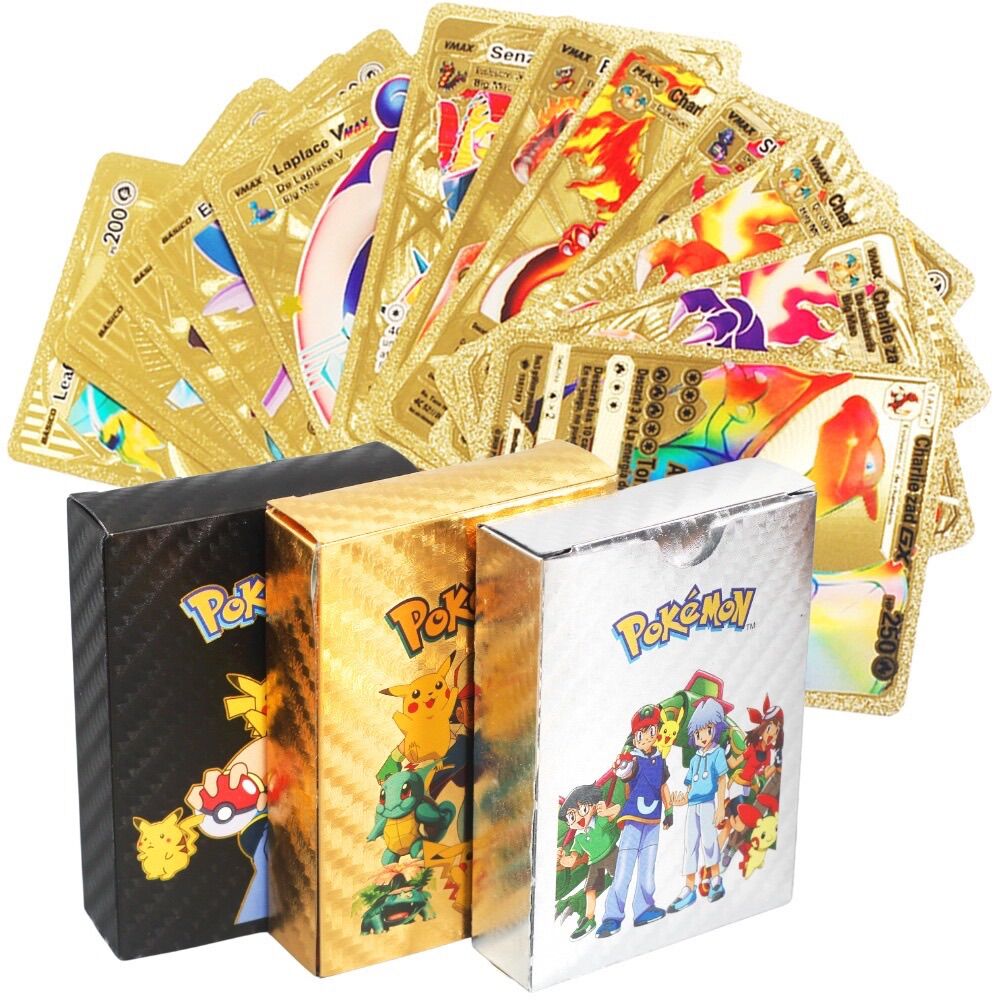 Thẻ bài pokemon vàng hộp 27 thẻ