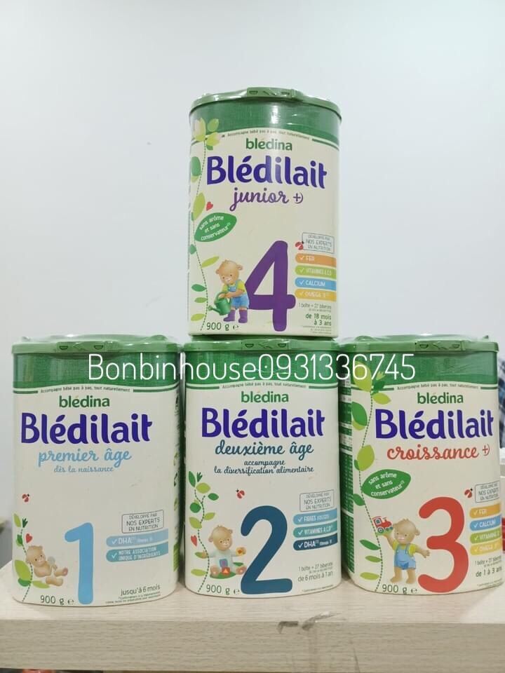 [HCM]Sữa bột Bledilait số 3 900g Date 2023