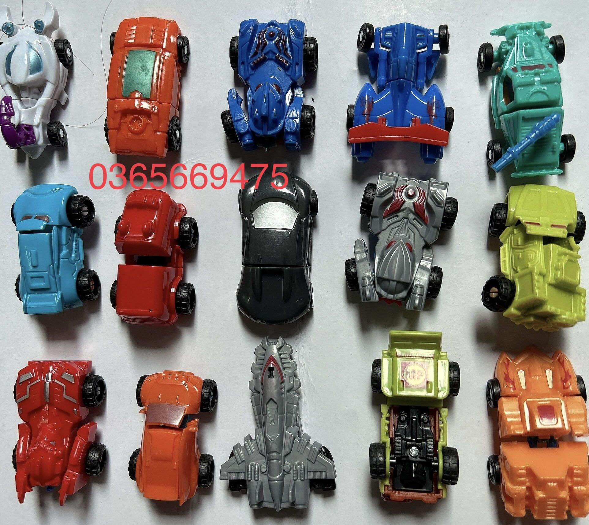 [HCM]Combo 10 xe lắp ráp robot