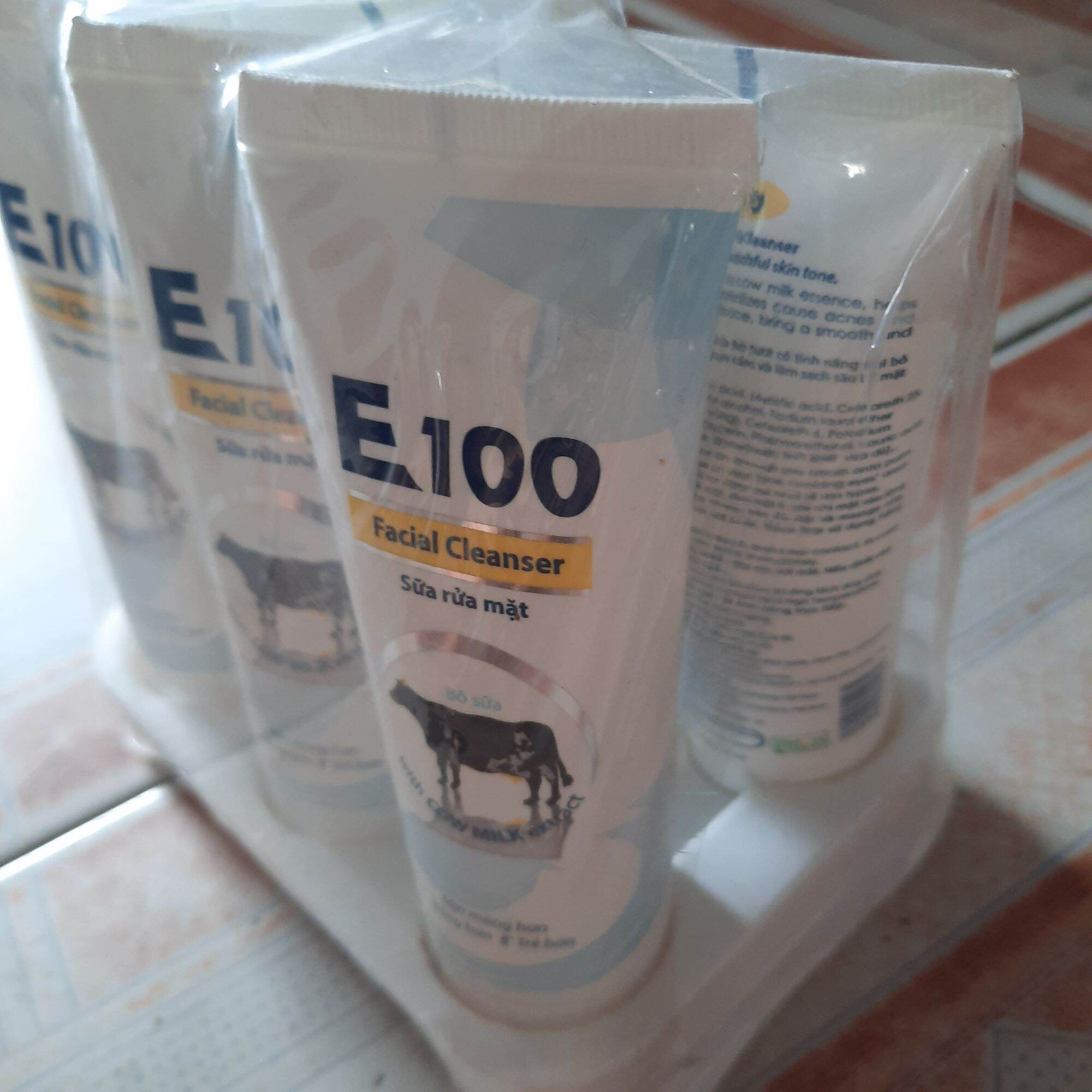 sữa rửa mặt e100 bò 50ml