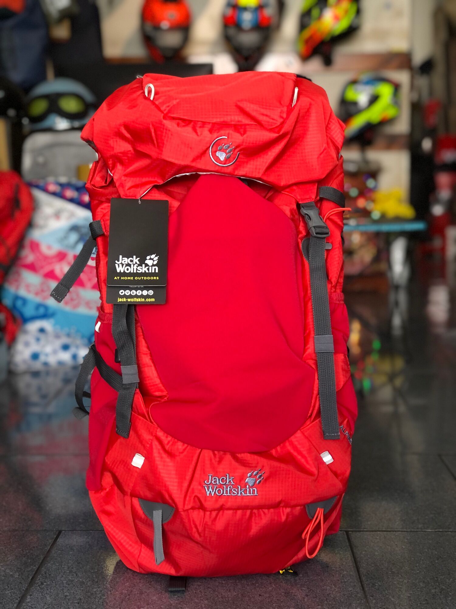 (Hình thật shop chụp) Jack Wolfskin alpine trail 40L