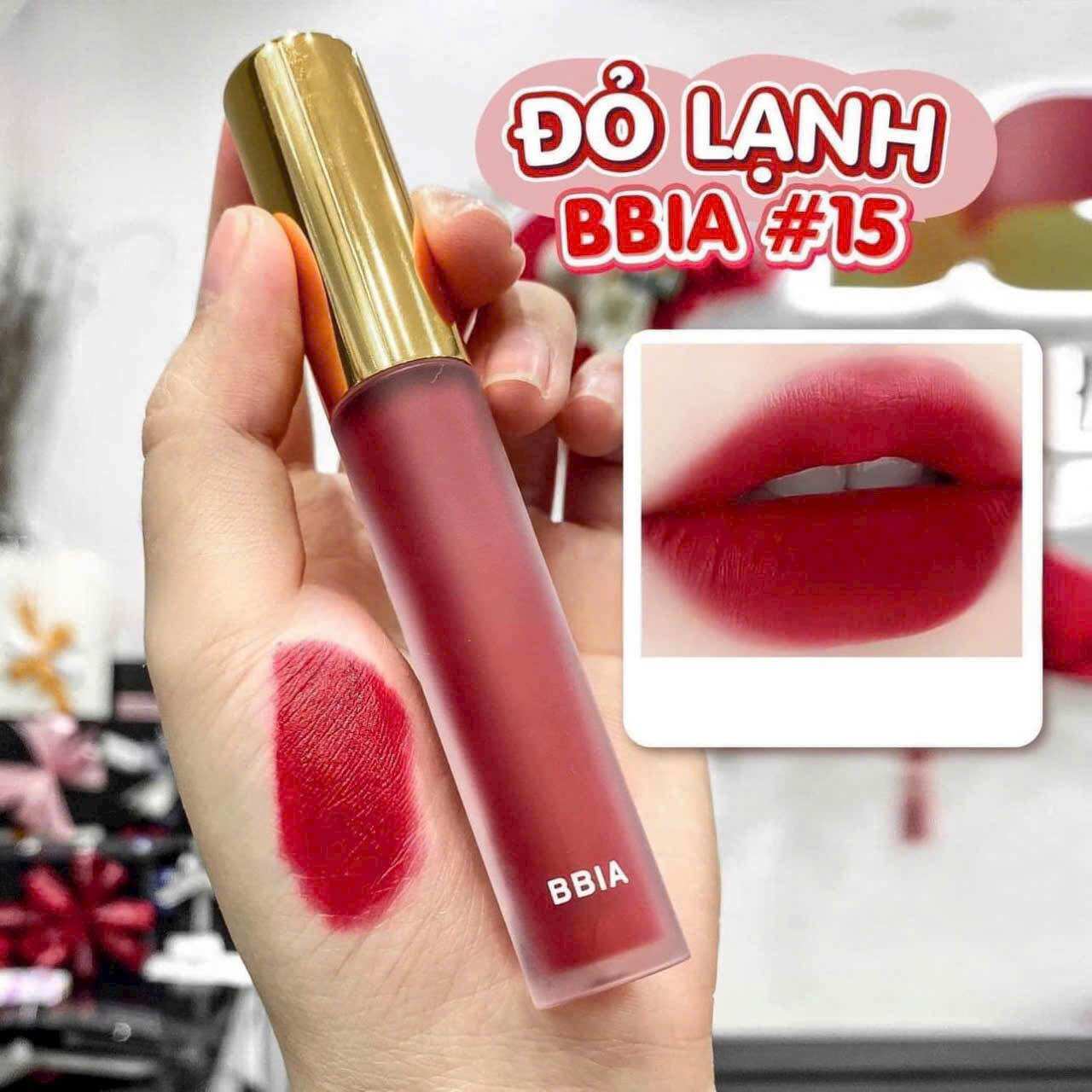 Son Bbia màu đỏ rượu cực sang và tôn da