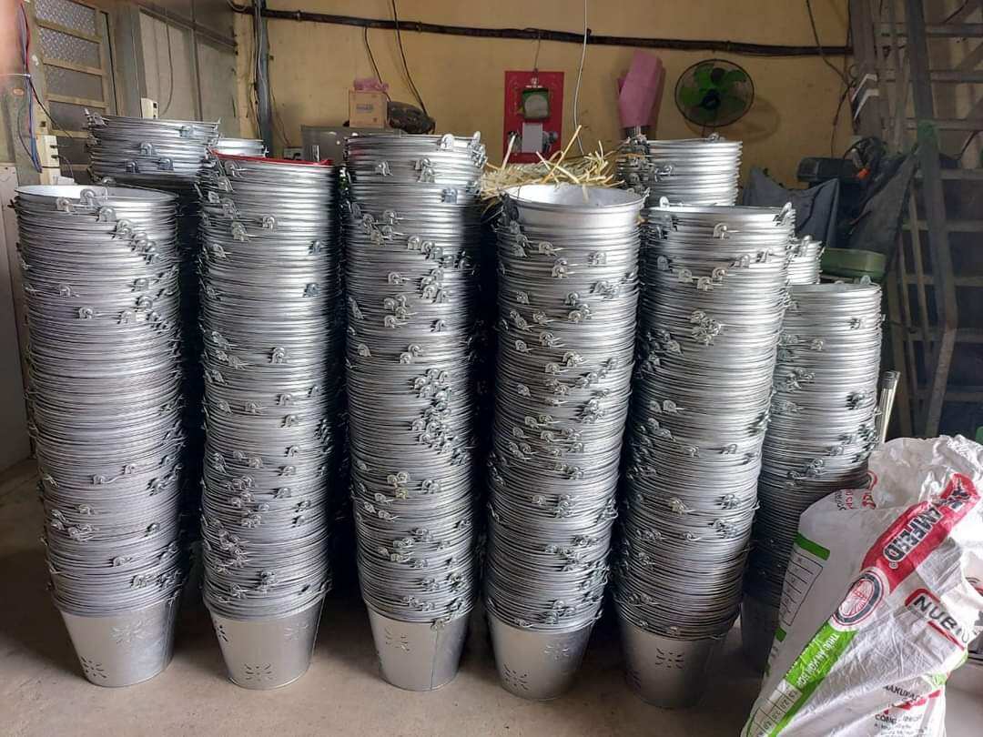 Xô nhôm đốt giấy cúng/Thùng hóa vàng mã