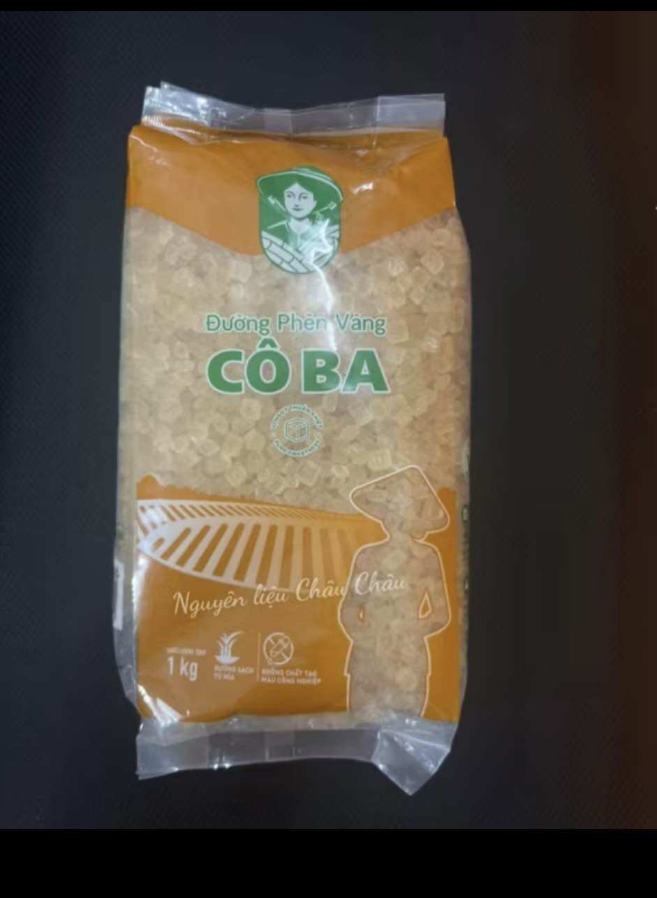 1kg đường phèn vàng Cô Ba Biên Hoà