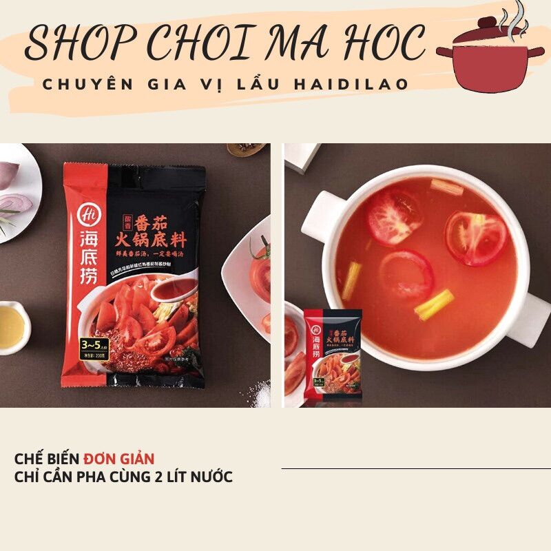 Gia vị lẩu Haidilao vị cà chua