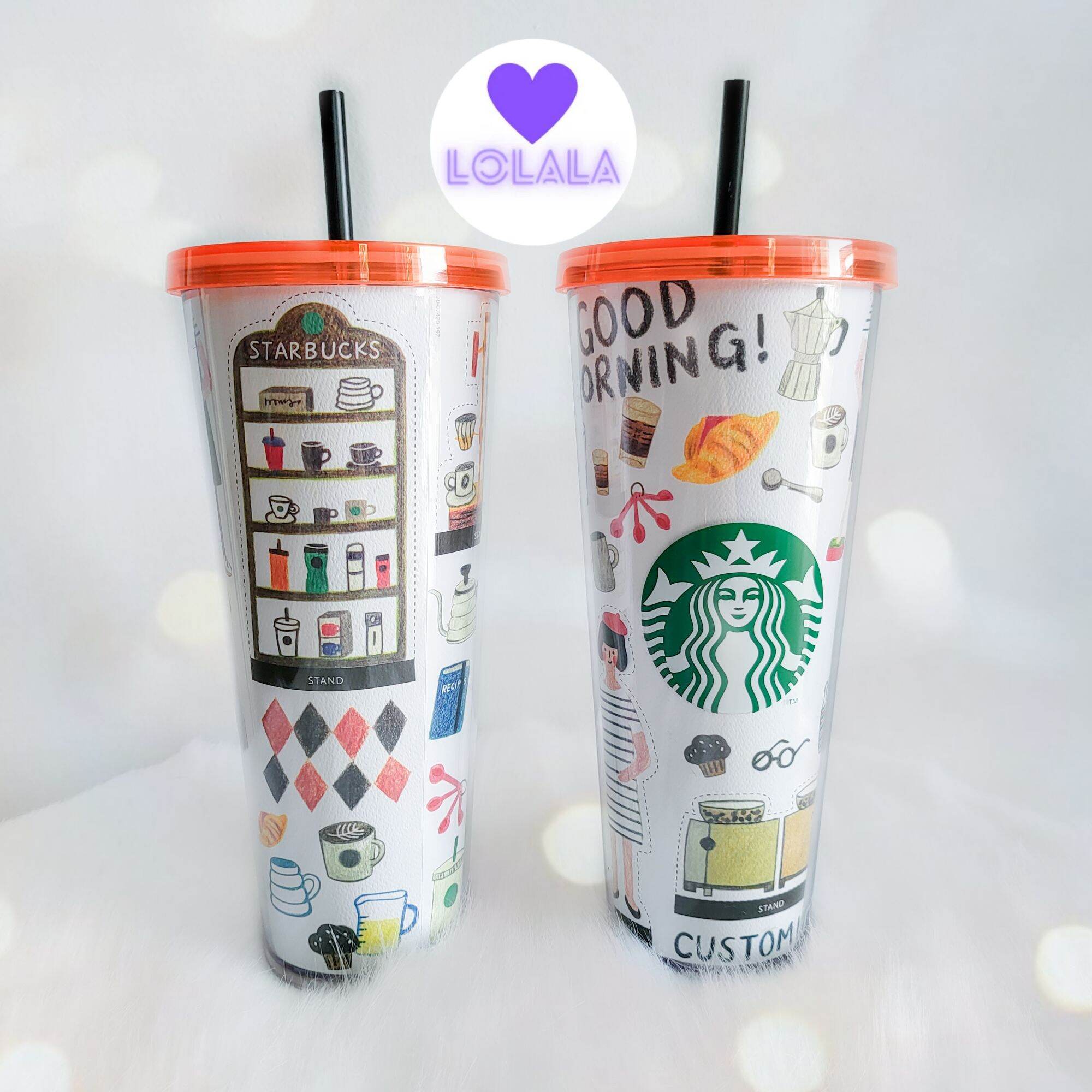 Ly Starbucks Good Morning Tumbler 710ml