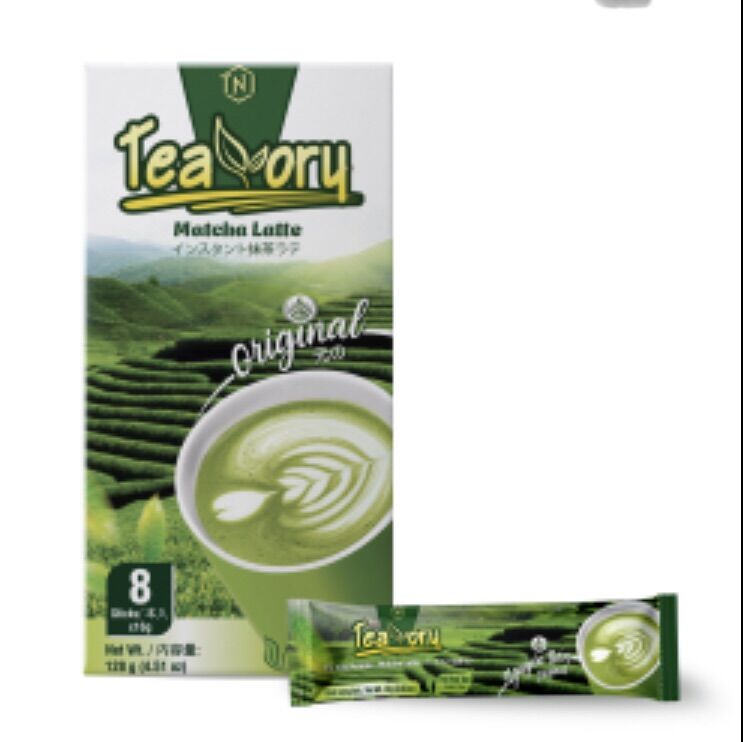 Trà sữa Matcha hoà tan Teavory ( Hộp 8 gói x16g ) 5600000