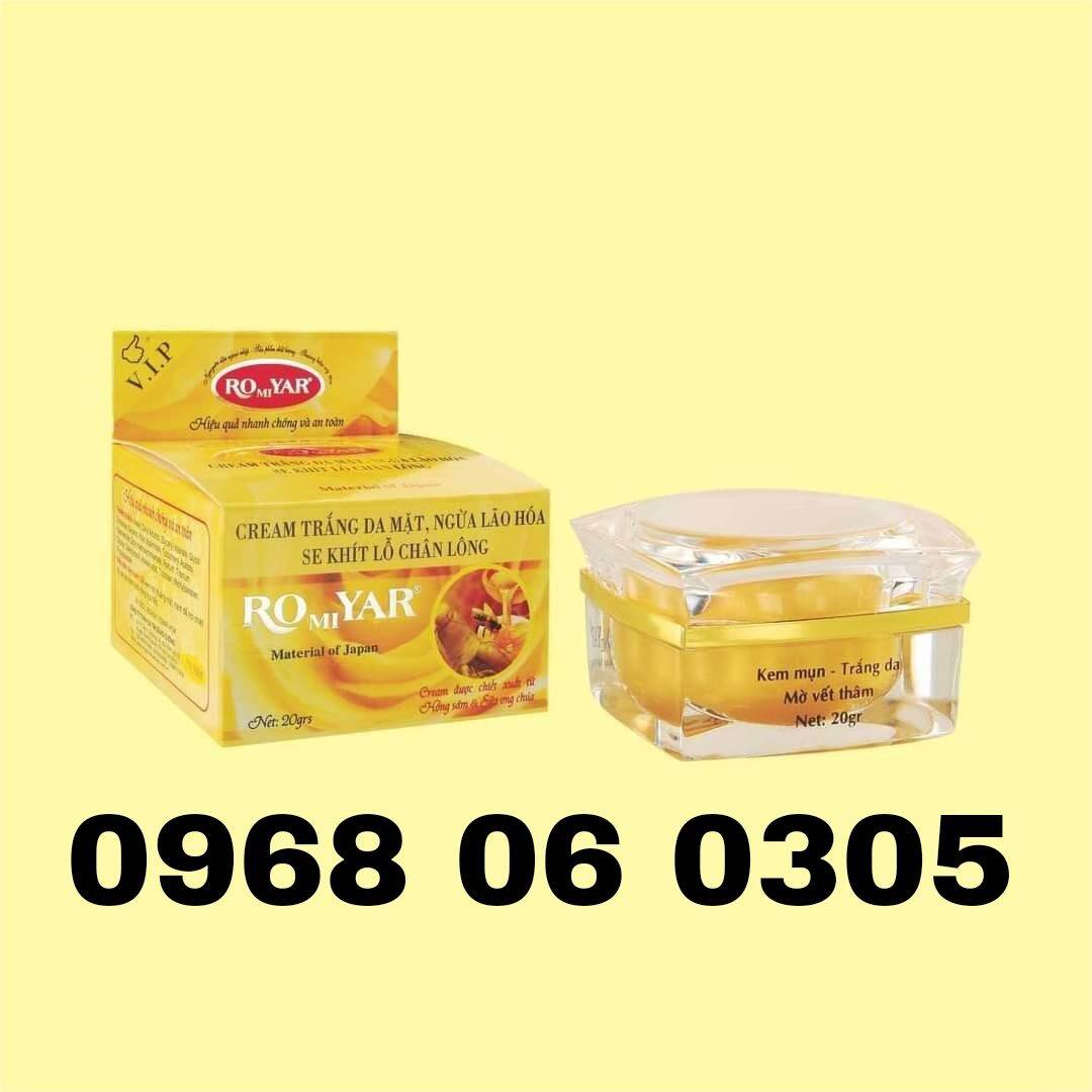 Kem Romiyar mụn trắng da mờ vết thâm