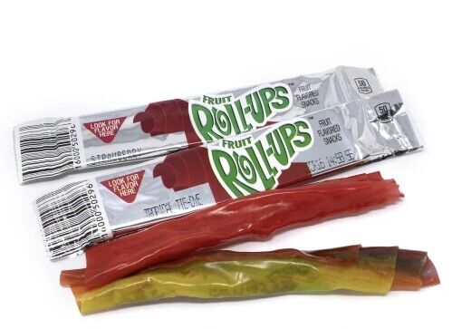 Kẹo dẻo trái cây thơm ngon Fruit Roll-Ups của Mỹ [Giá bán lẻ 1 thanh]