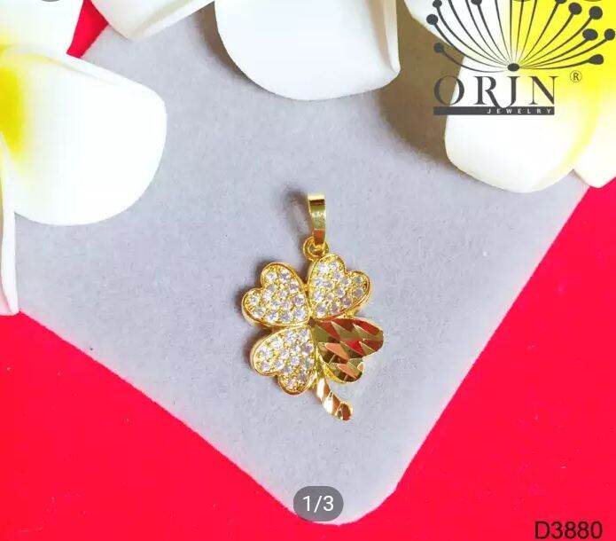 Mặt Dây Chuyền Cỏ 4 Lá May Mắn Cao Cấp