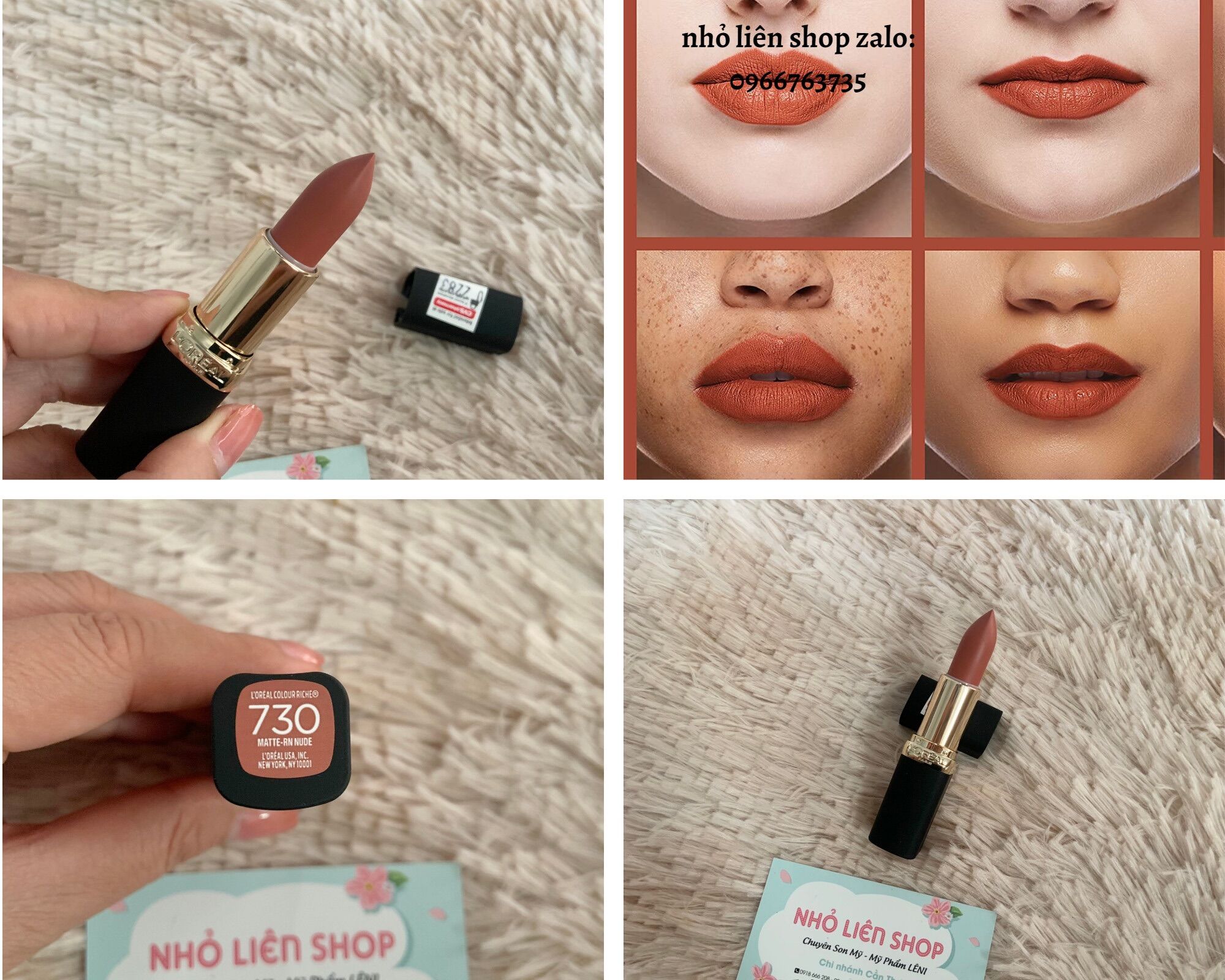 SON THỎI ĐEN LOREAL COLOR RICH MATTE LÍP CLOUR