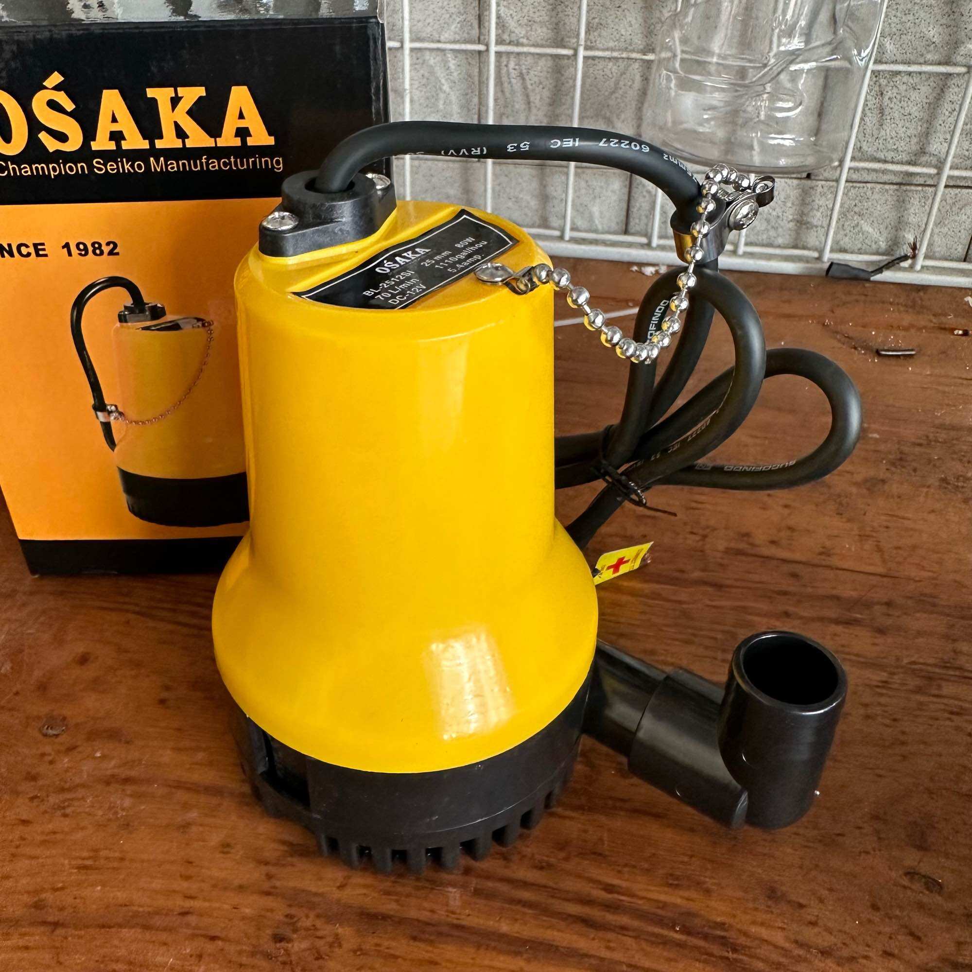Máy Bơm Chìm OSAKA 12V Công Suất 80W
