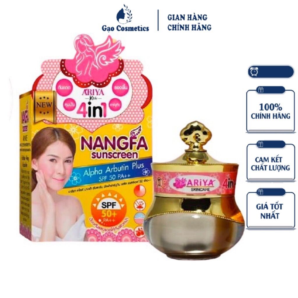 Hũ kem chống nắng nangfa 4in1 thái lan 5gram