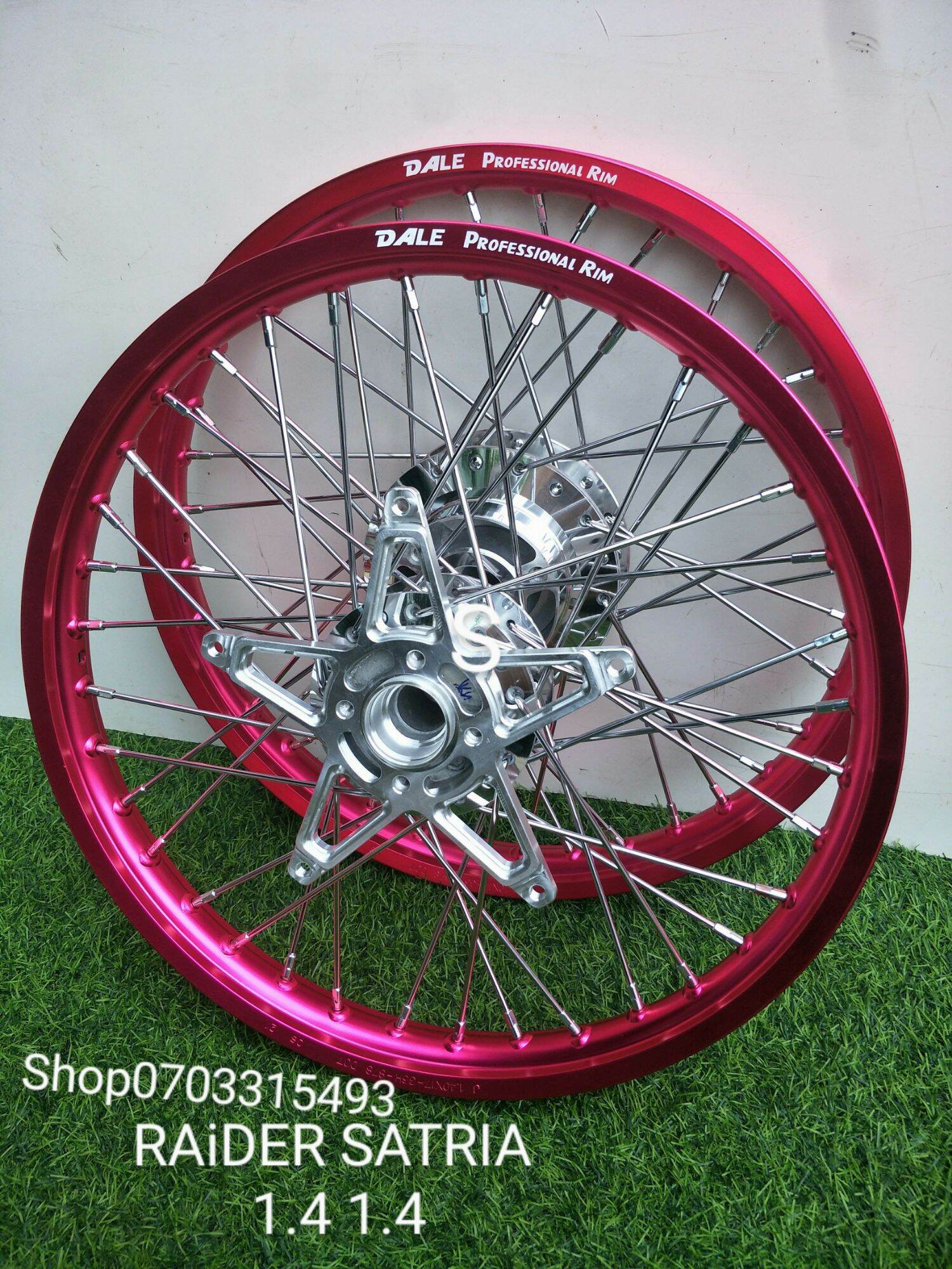 [HCM] CẶP BÁNH CĂM RAIDER SATRIA NIỀN BANZAI TÙY CHỌN PÁT NGÔI SAO HOẶC ĐĨA ĐI KÈM GẮN NHƯ ZIN ( TƯ VẤN SDT TRÊN HÌNH )