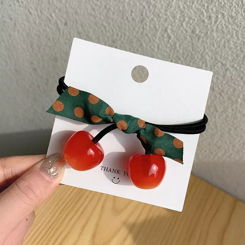 Cột tóc buộc tóc quả cherry mẫu mới cho nữ