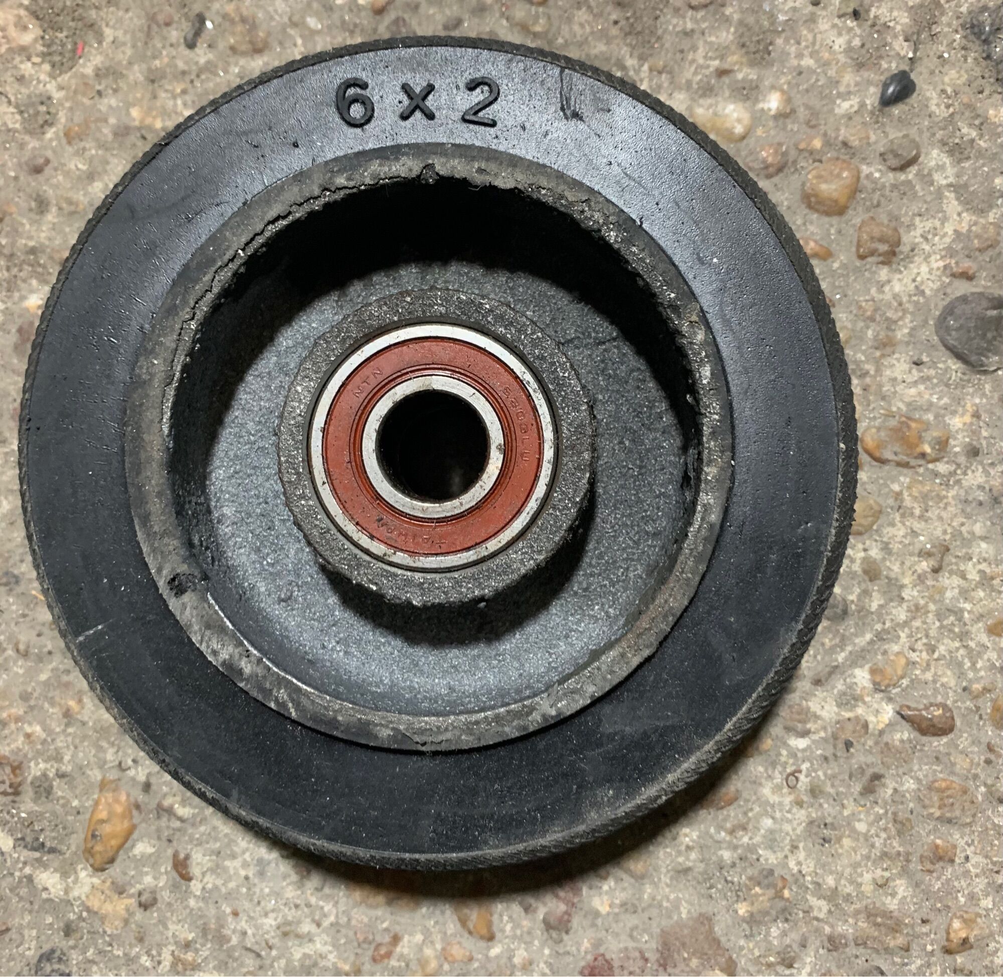 Bánh xe cao su 100 phi 125 và phi 150