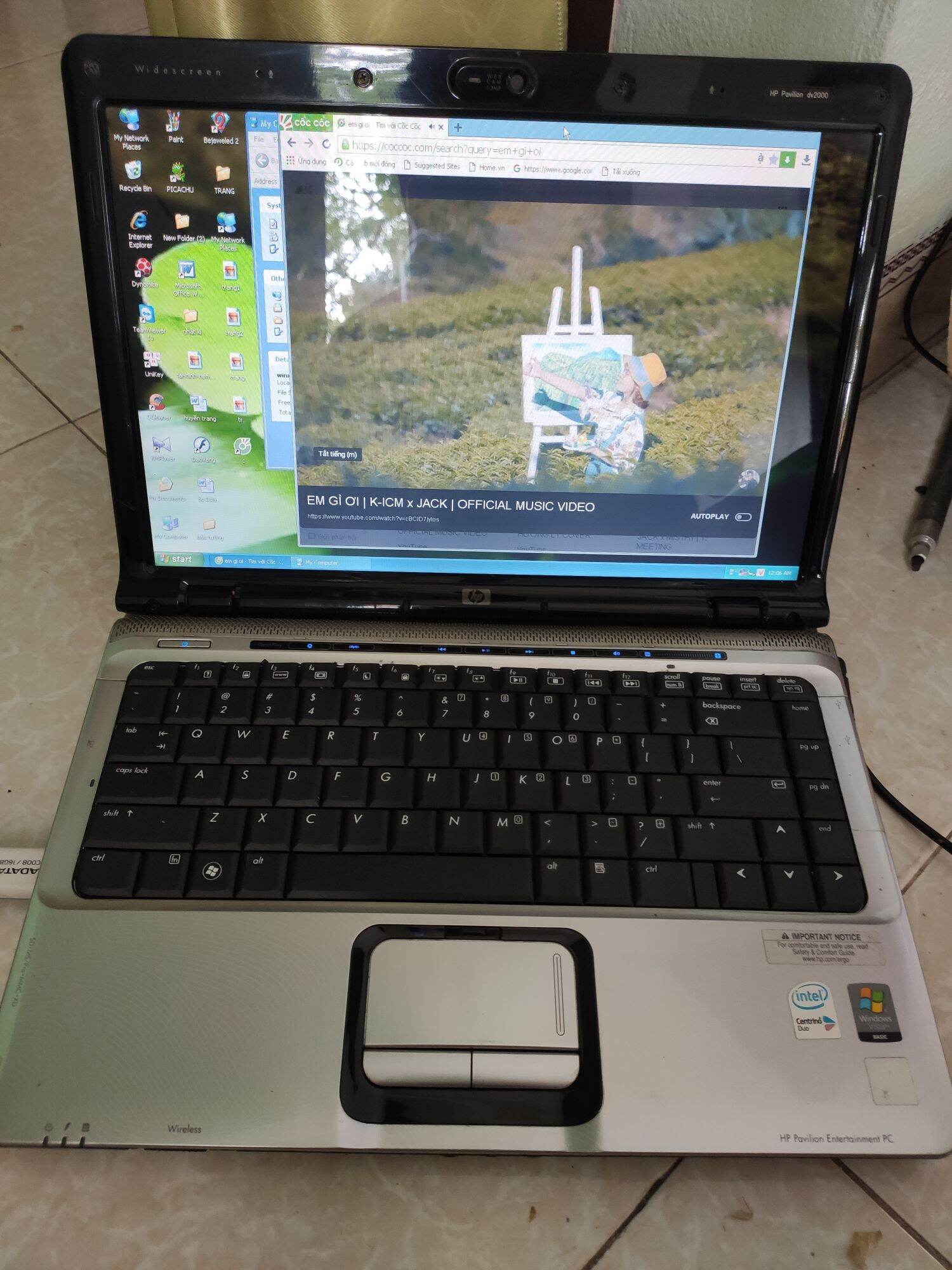 Máy tính laptop cũ Ram 4GB
