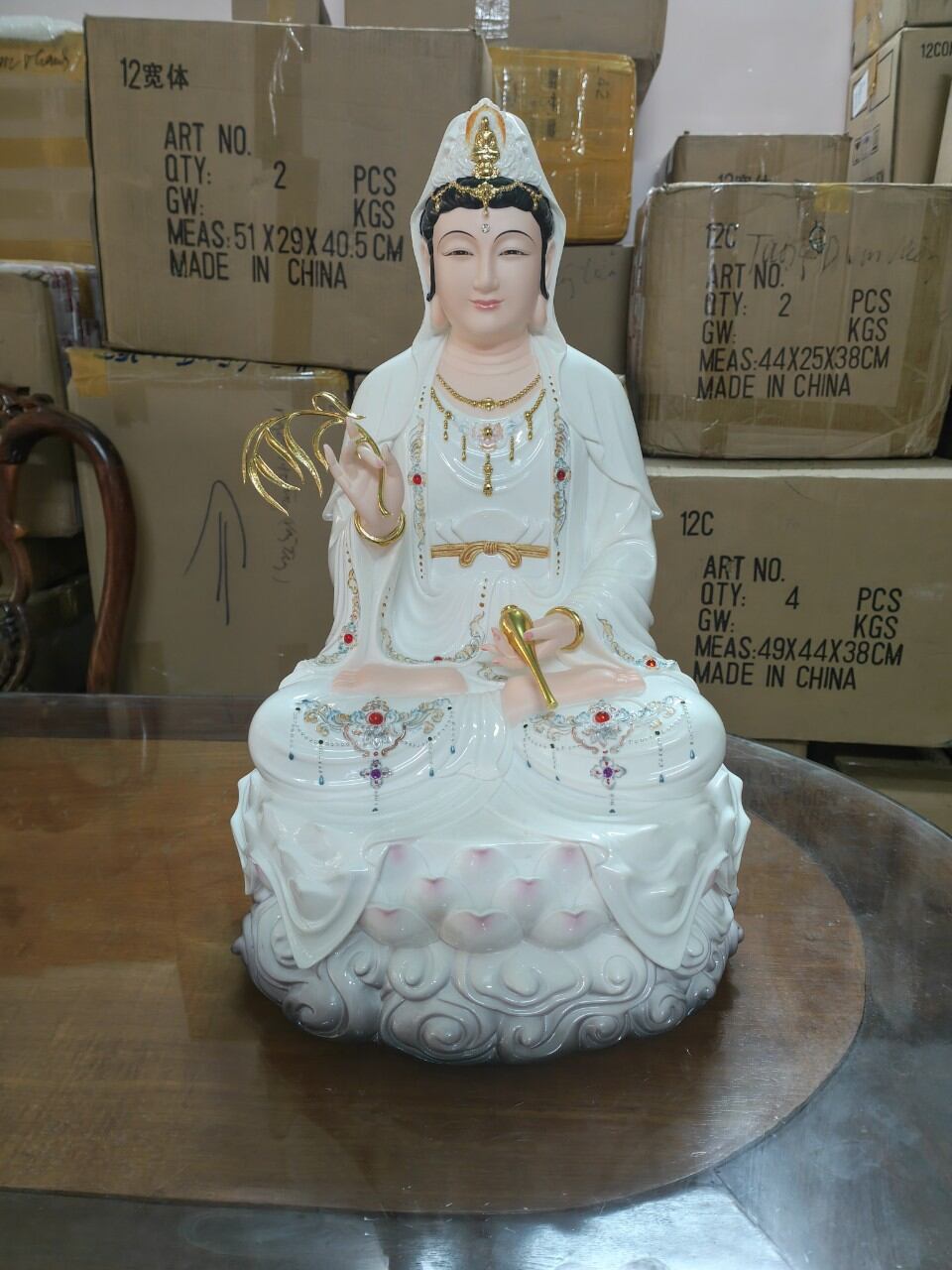 Tượng quan âm bồ tát cao 50cm