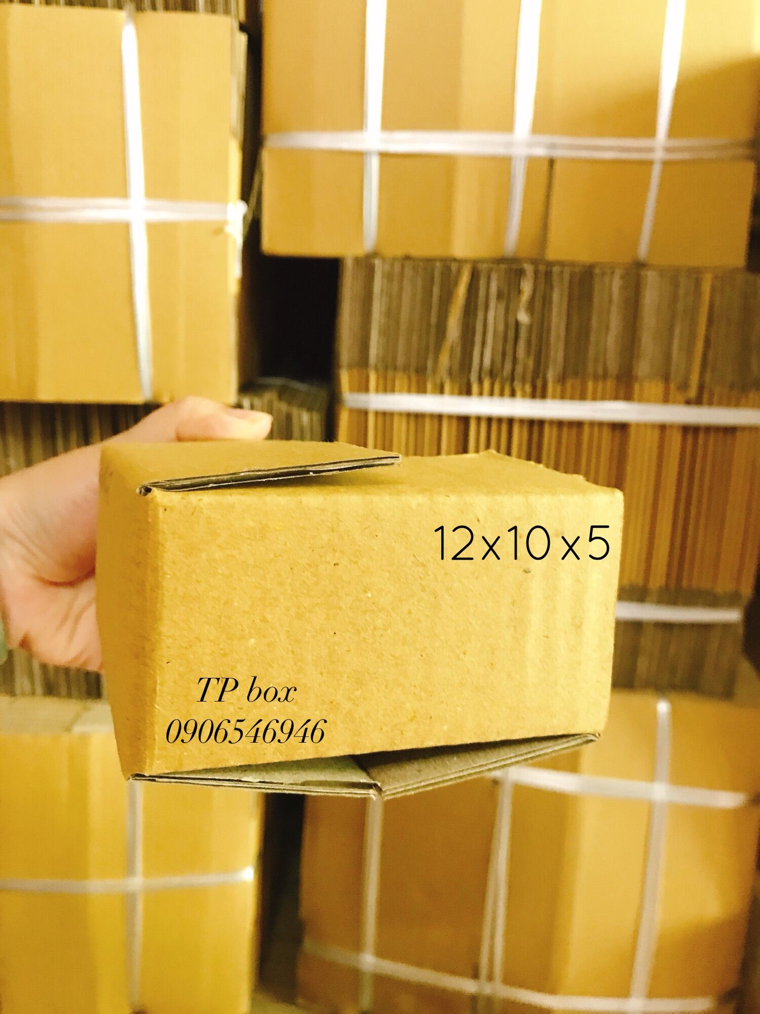 Hộp giấy carton size 12x10x5 - Bộ 10 hộp