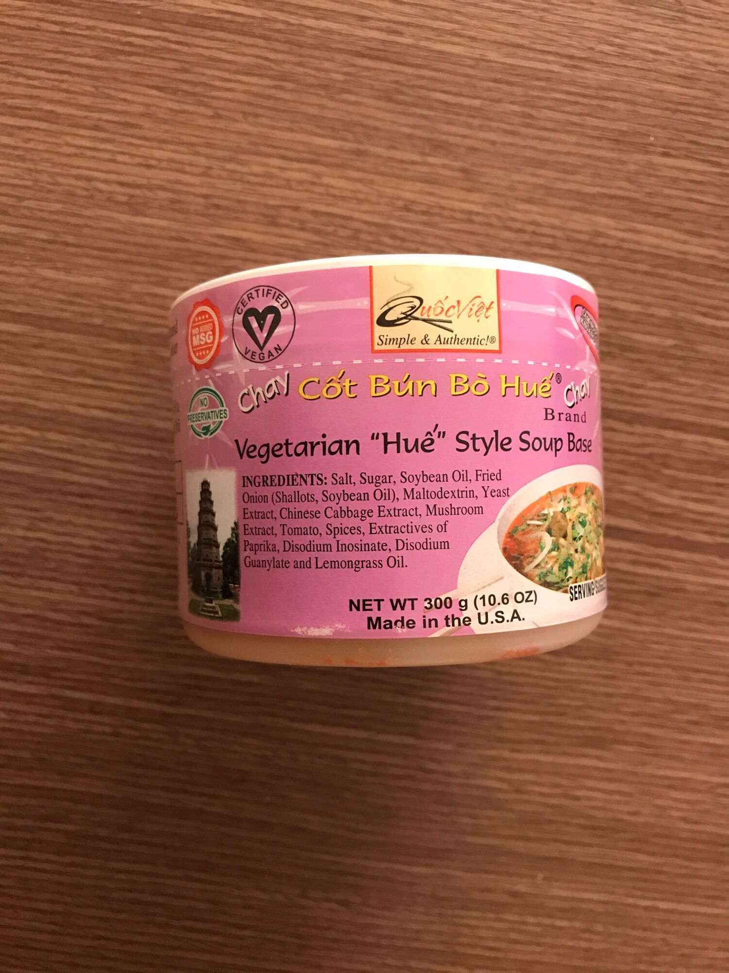 Nước dùng cô đặc Bún bò Huế chay
