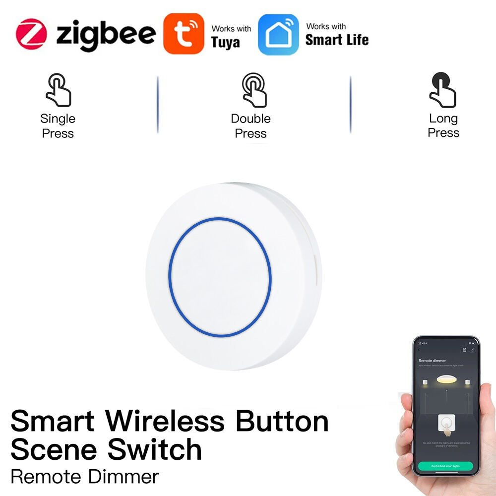 Tuya thông minh ZigBee chuyển đổi Push nút cảnh chuyển đổi không dây từ xa trên Off KEY điều khiển cuộc sống thông minh tự động hóa kịch bản chuyển đổi