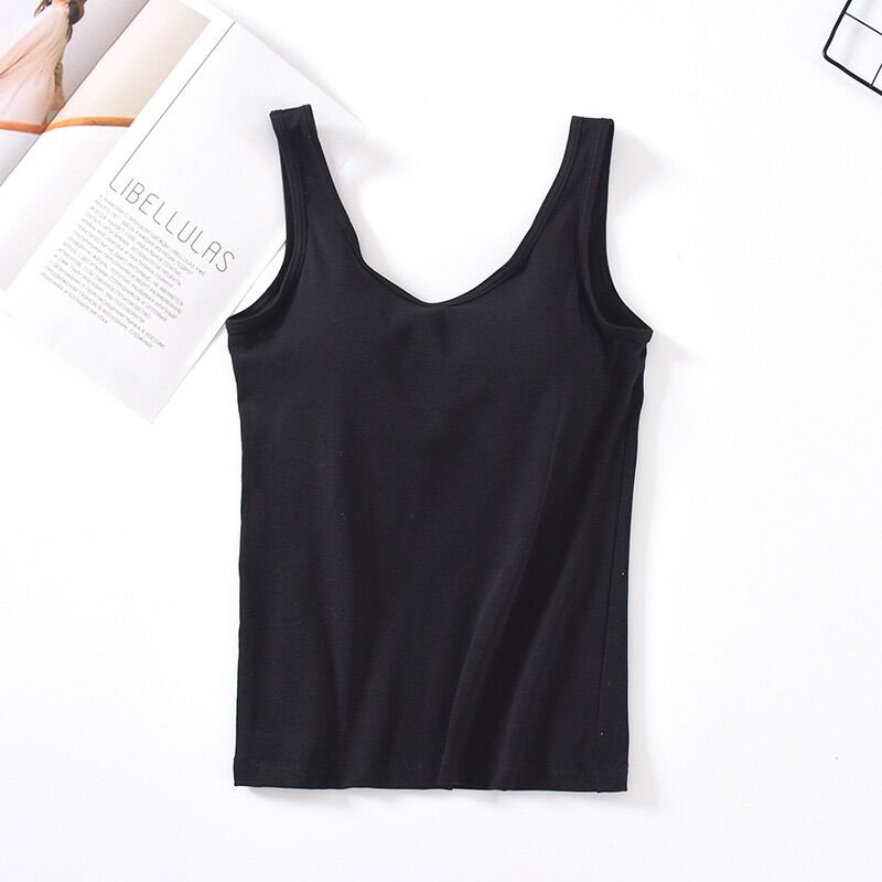 Áo 3 lỗ có mút ngực, áo thun nữ chất đẹp