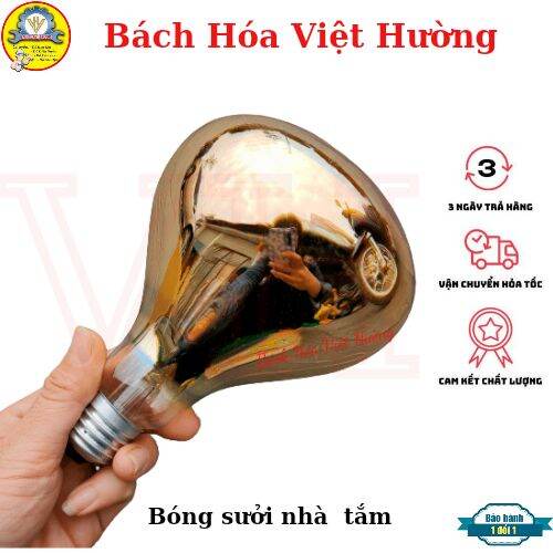 Bóng đèn sưởi nhà tắm,  treo tường 275w loại to 12cm, bảo hành 1 đổi 1 lỗi do nhà sản xuất