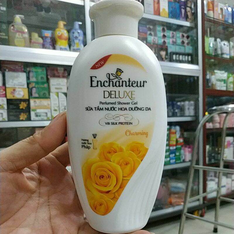 [Hcm]Sữa Tắm Dưỡng Da Hương Nước Hoa Pháp Enchanteur Deluxe Charming 180G