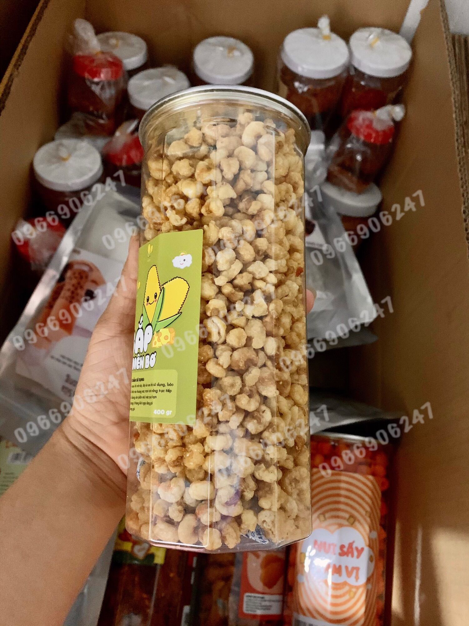 Bắp chiên bơ giòn rụm thơm ngon