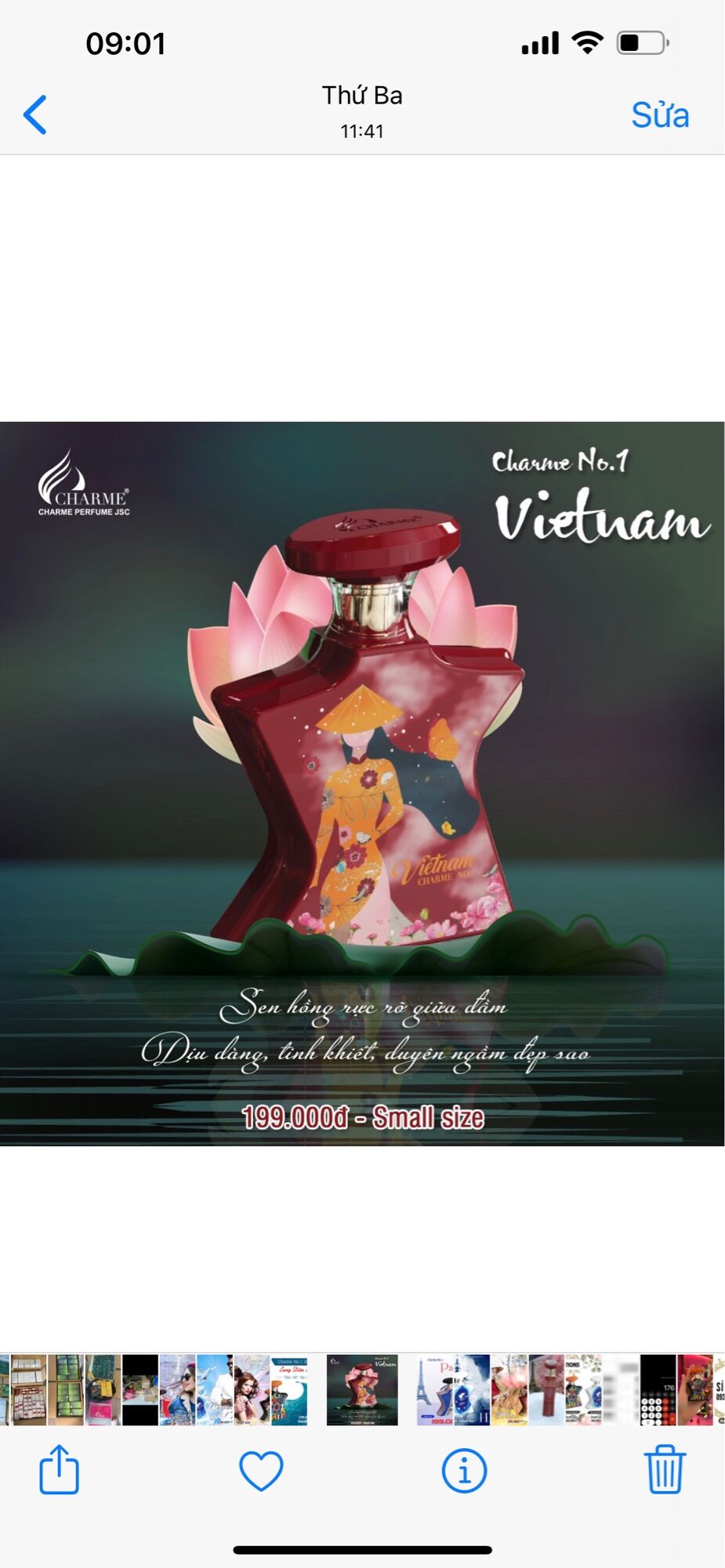 Nước hoa 10ml no.1 signature - peace - vietnam - new york - paris - street