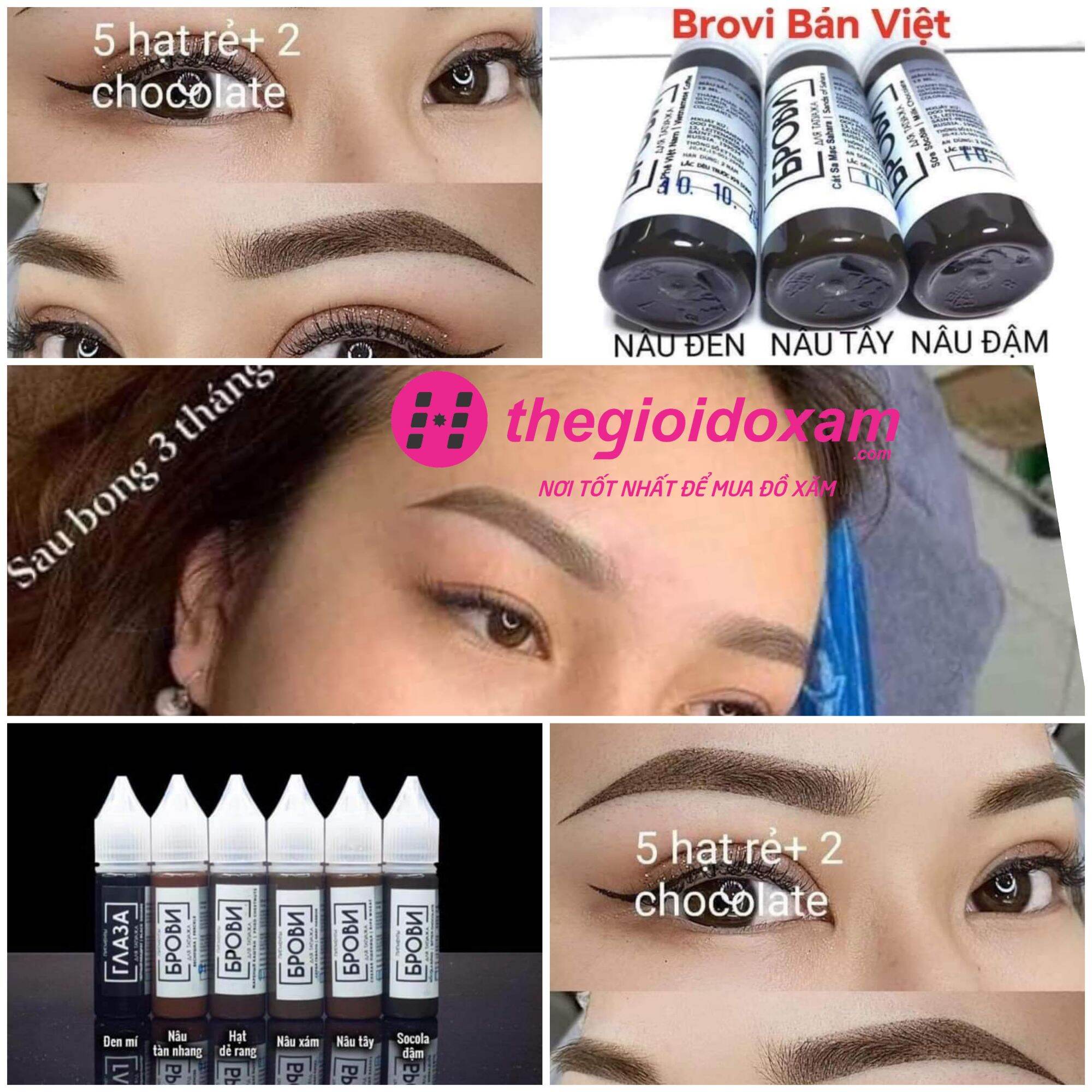 Mực Brovi Chính Hãng