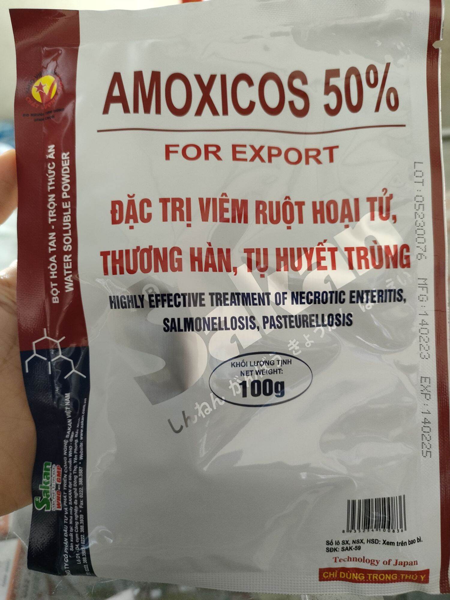 SAKAN AMOX 50% 100g 1kg