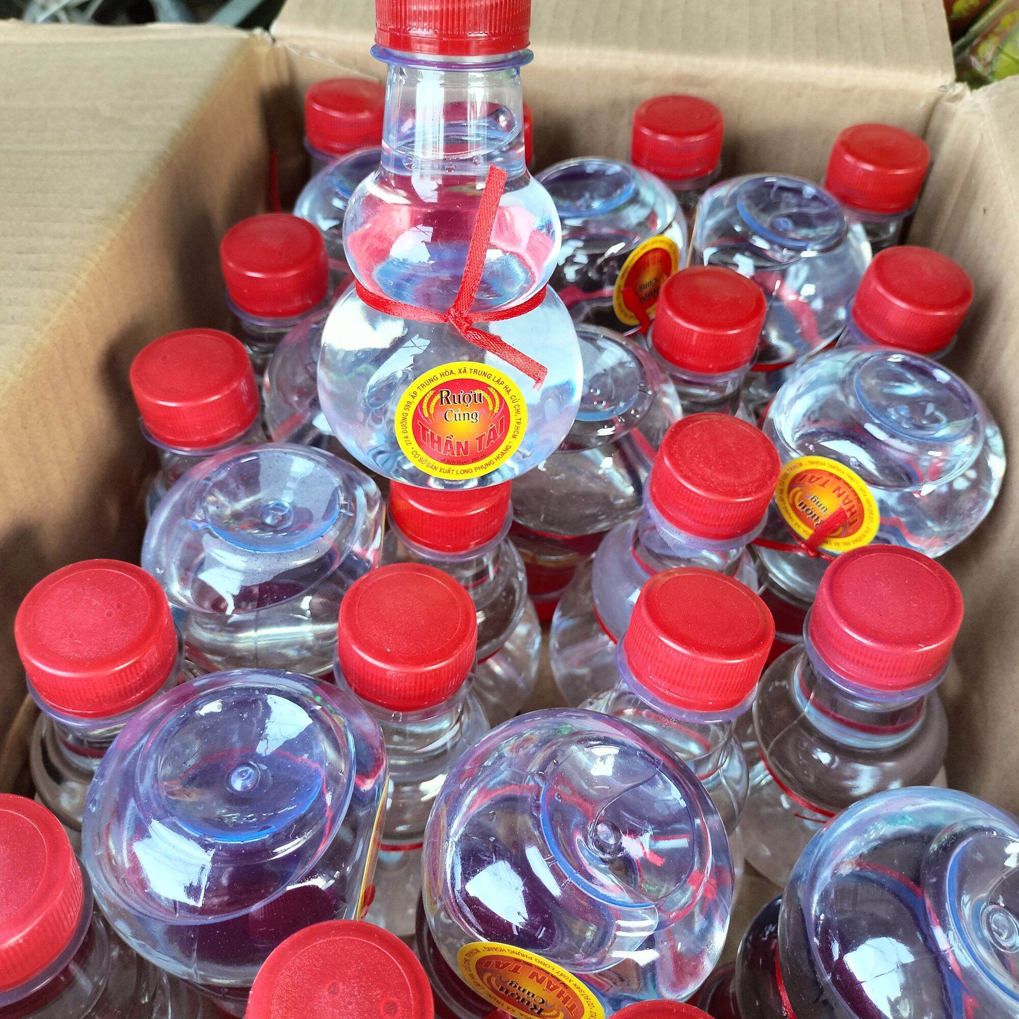 Chai rưou thờ cúng hồ lô nhỏ 200 ml